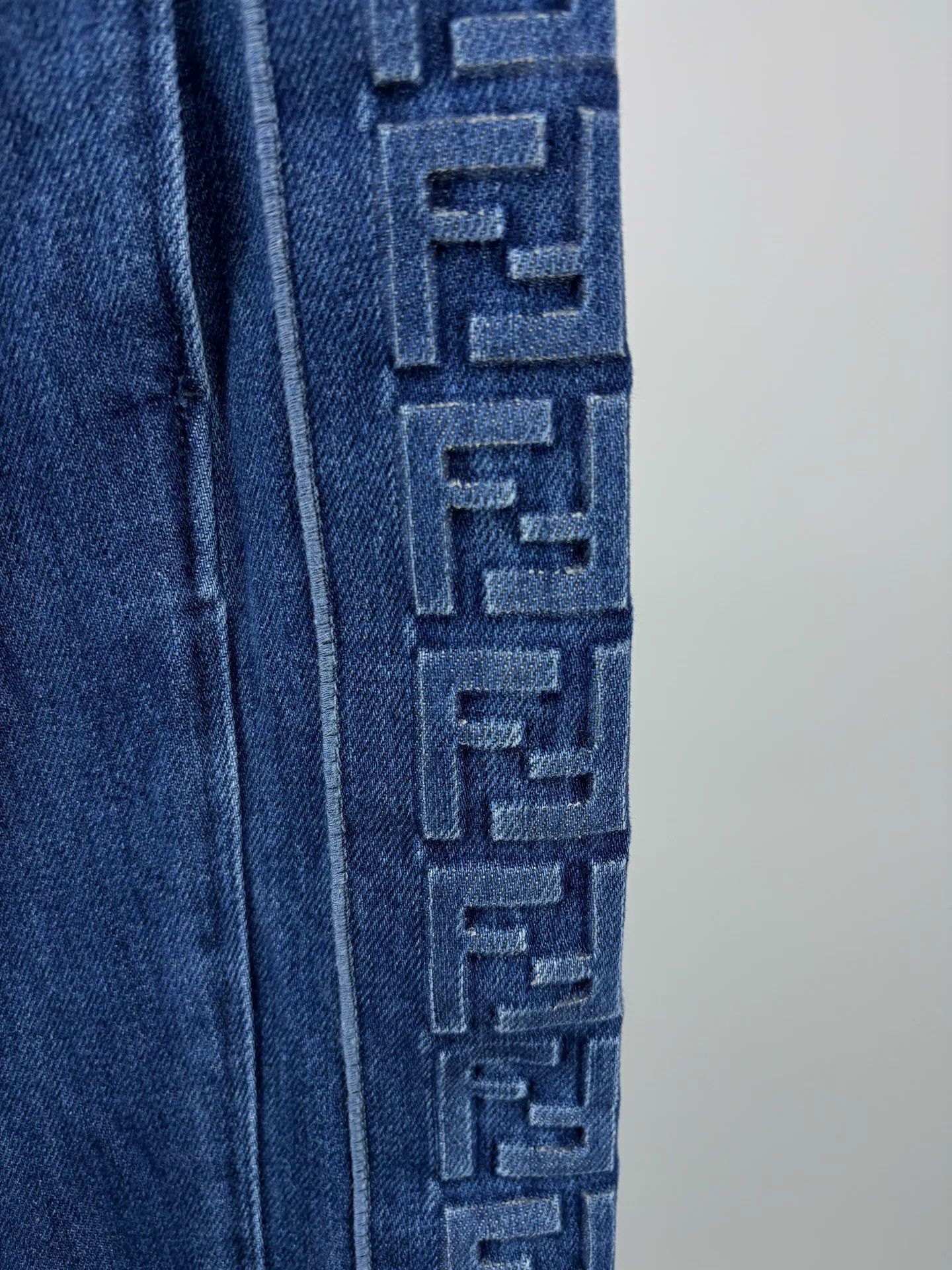Fendi fendi double f logo denim pants Size US 26 / EU 42 - 6 Thumbnail