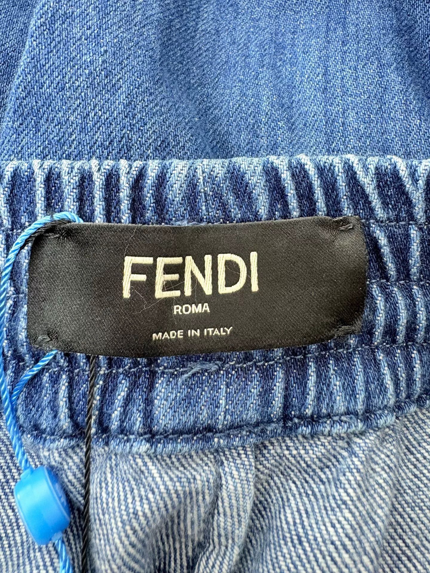 Fendi fendi double f logo denim pants Size US 26 / EU 42 - 4 Thumbnail