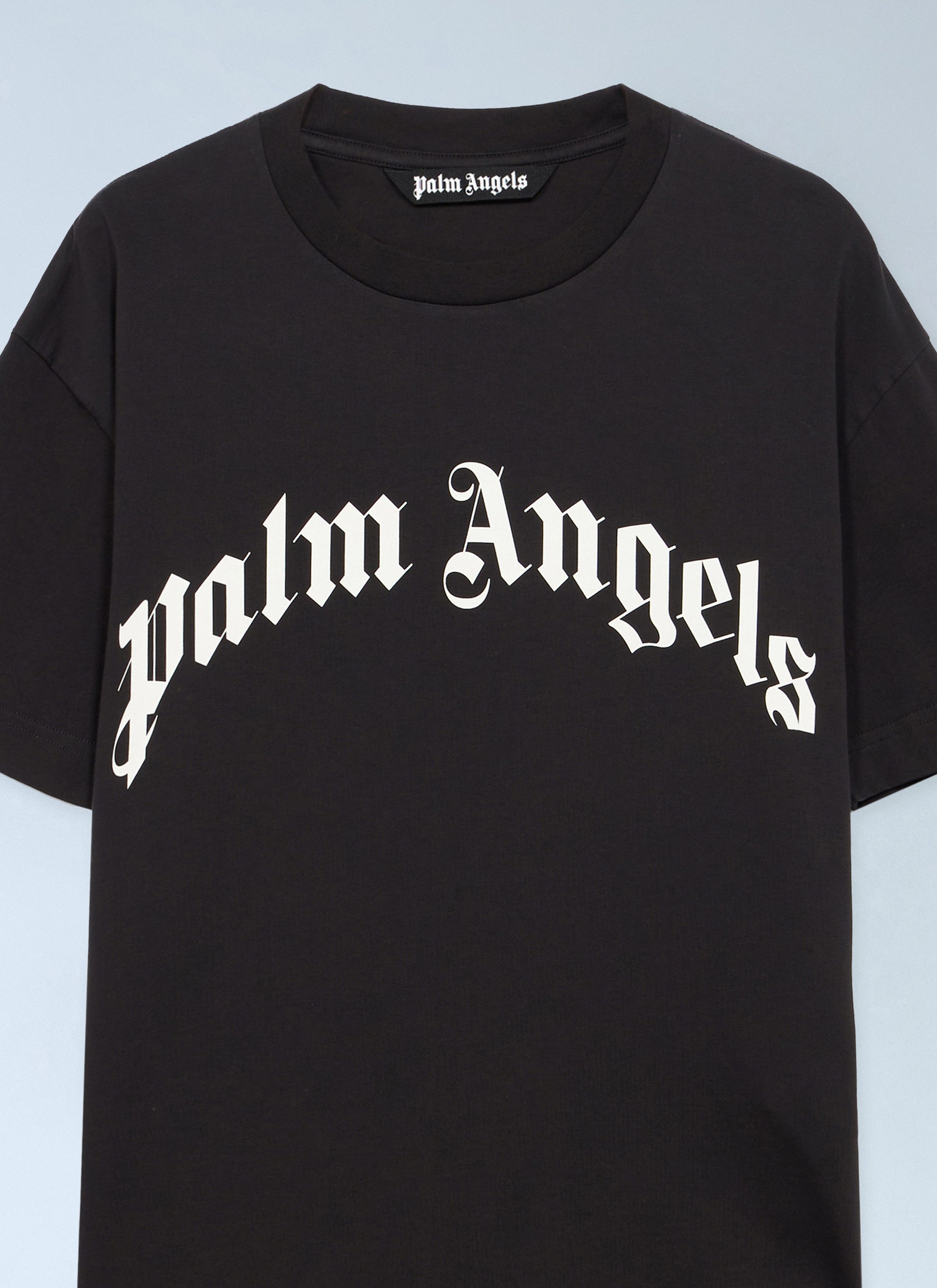 Palm Angels Curved Logo Reg T-Shirt Size US XXS / EU 40 - 3 Thumbnail