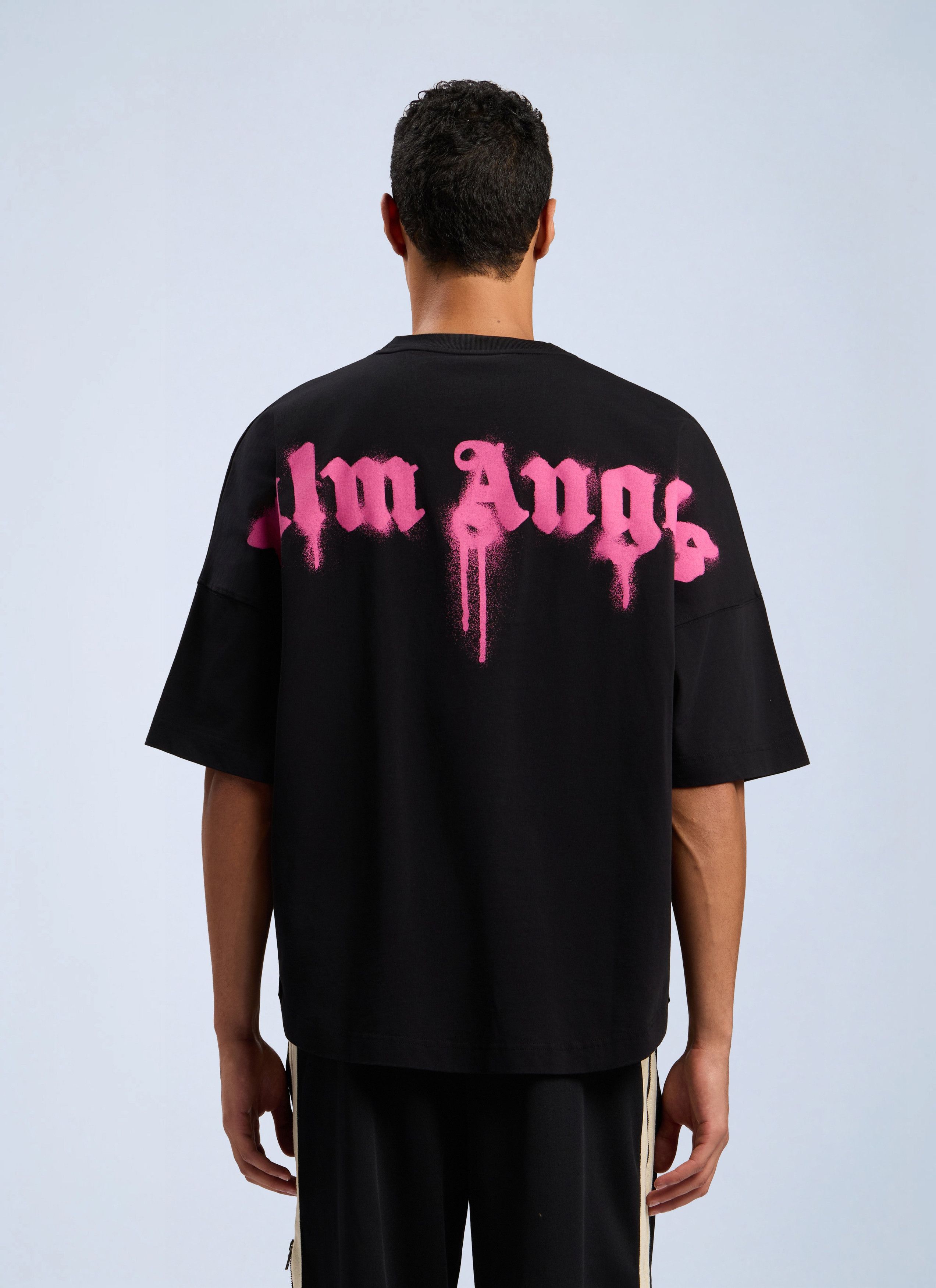 Palm Angels Curved Logo T-Shirt Size US XXS / EU 40 - 4 Thumbnail