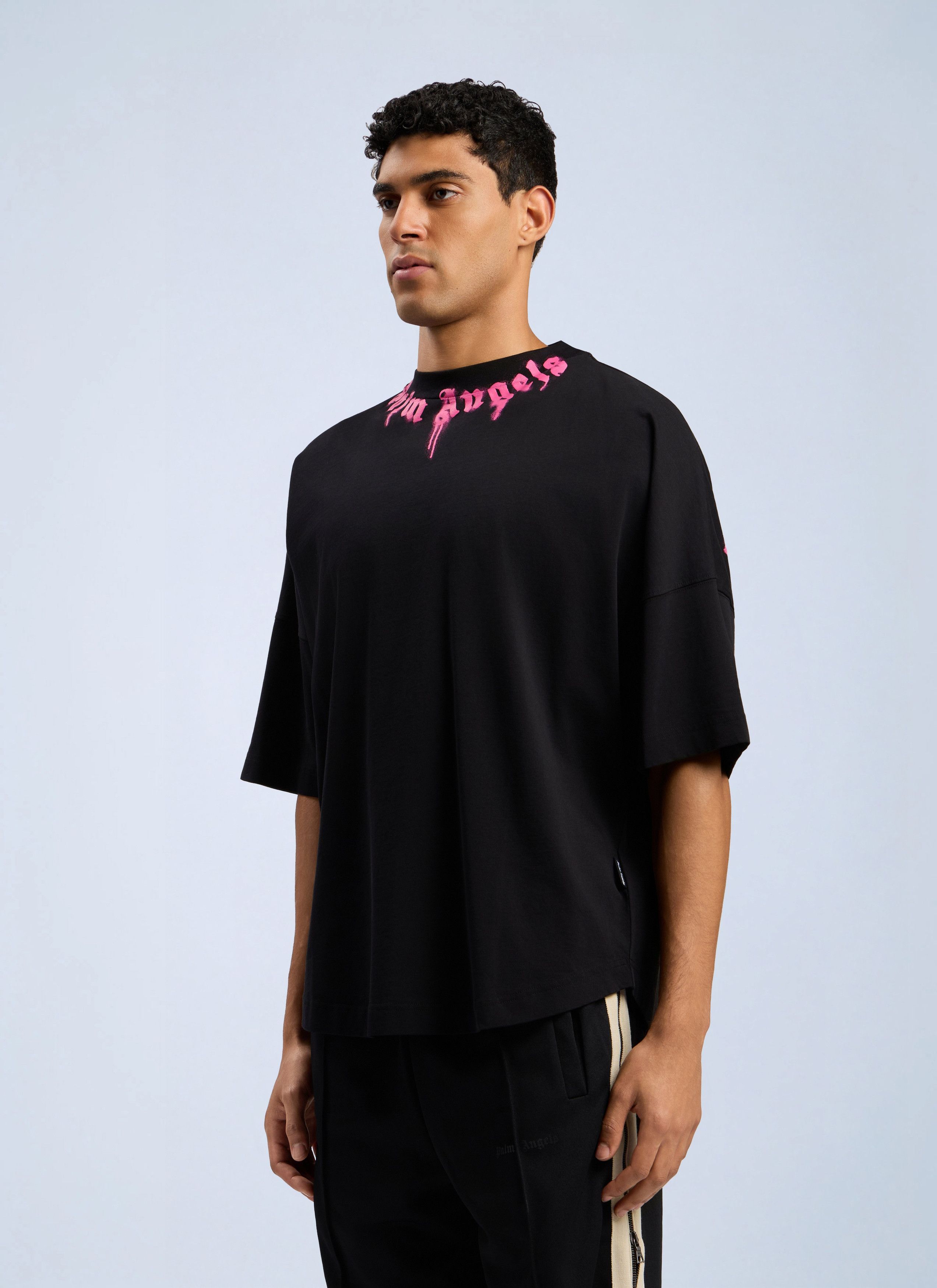 Palm Angels Curved Logo T-Shirt Size US XXS / EU 40 - 3 Thumbnail