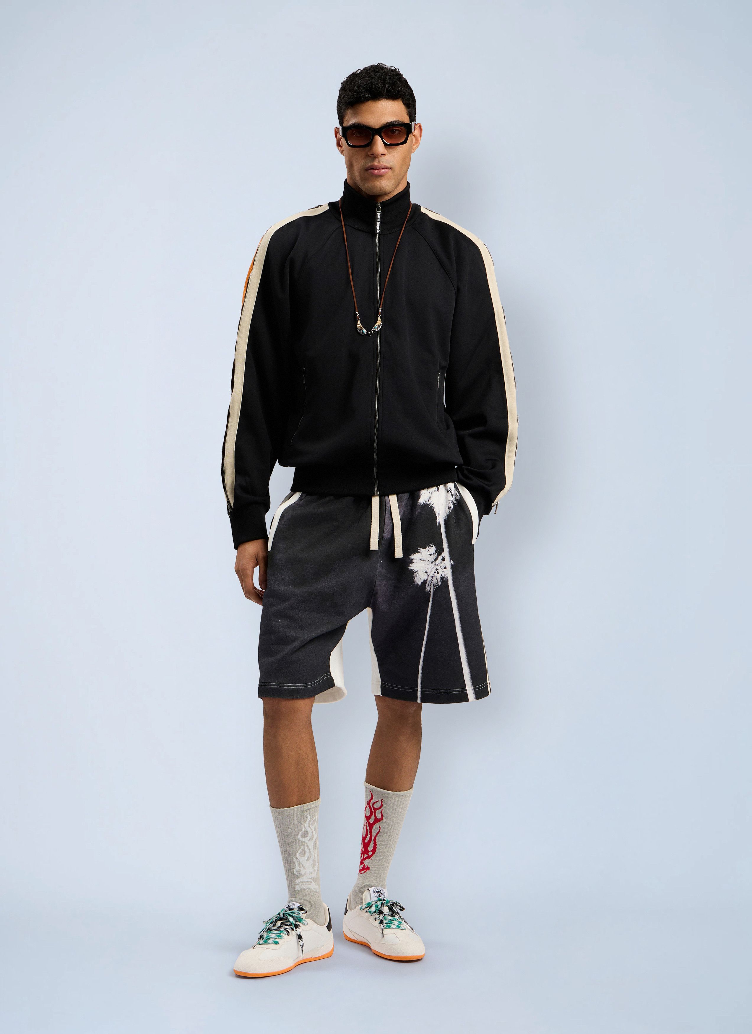 Palm Angels Performance Zip-Up Track Jacket Size US L / EU 52-54 / 3 - 2 Thumbnail