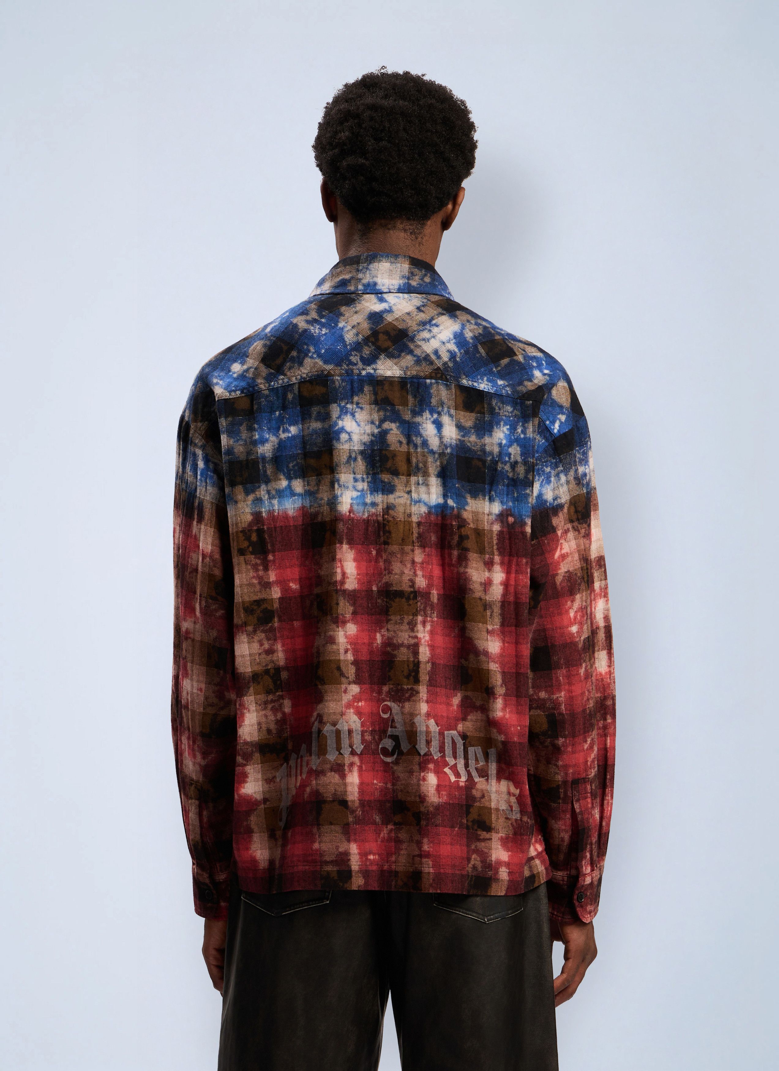 Palm Angels Curved Logo Check Shirt Size US L / EU 52-54 / 3 - 4 Thumbnail