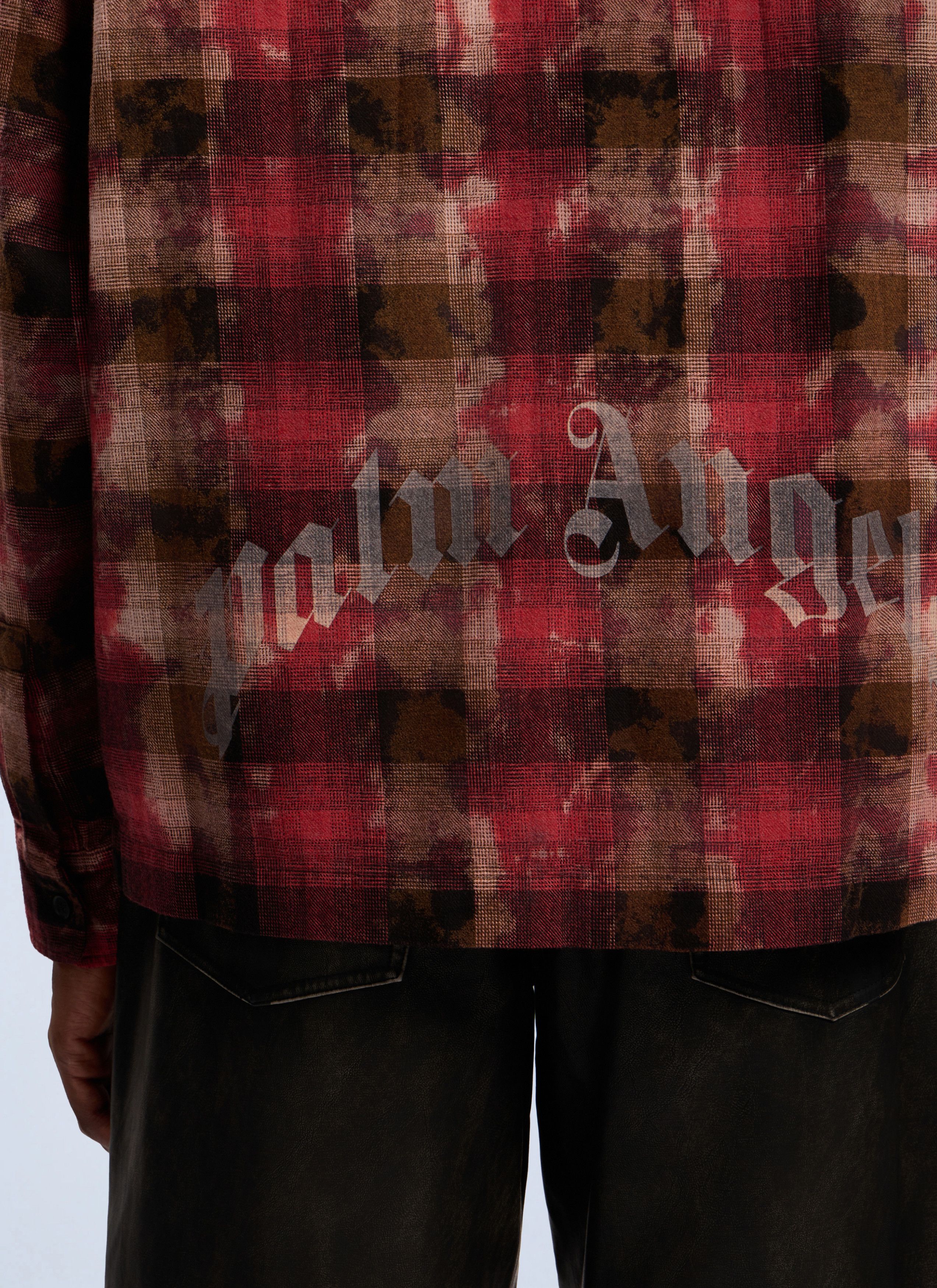 Palm Angels Curved Logo Check Shirt Size US L / EU 52-54 / 3 - 5 Thumbnail