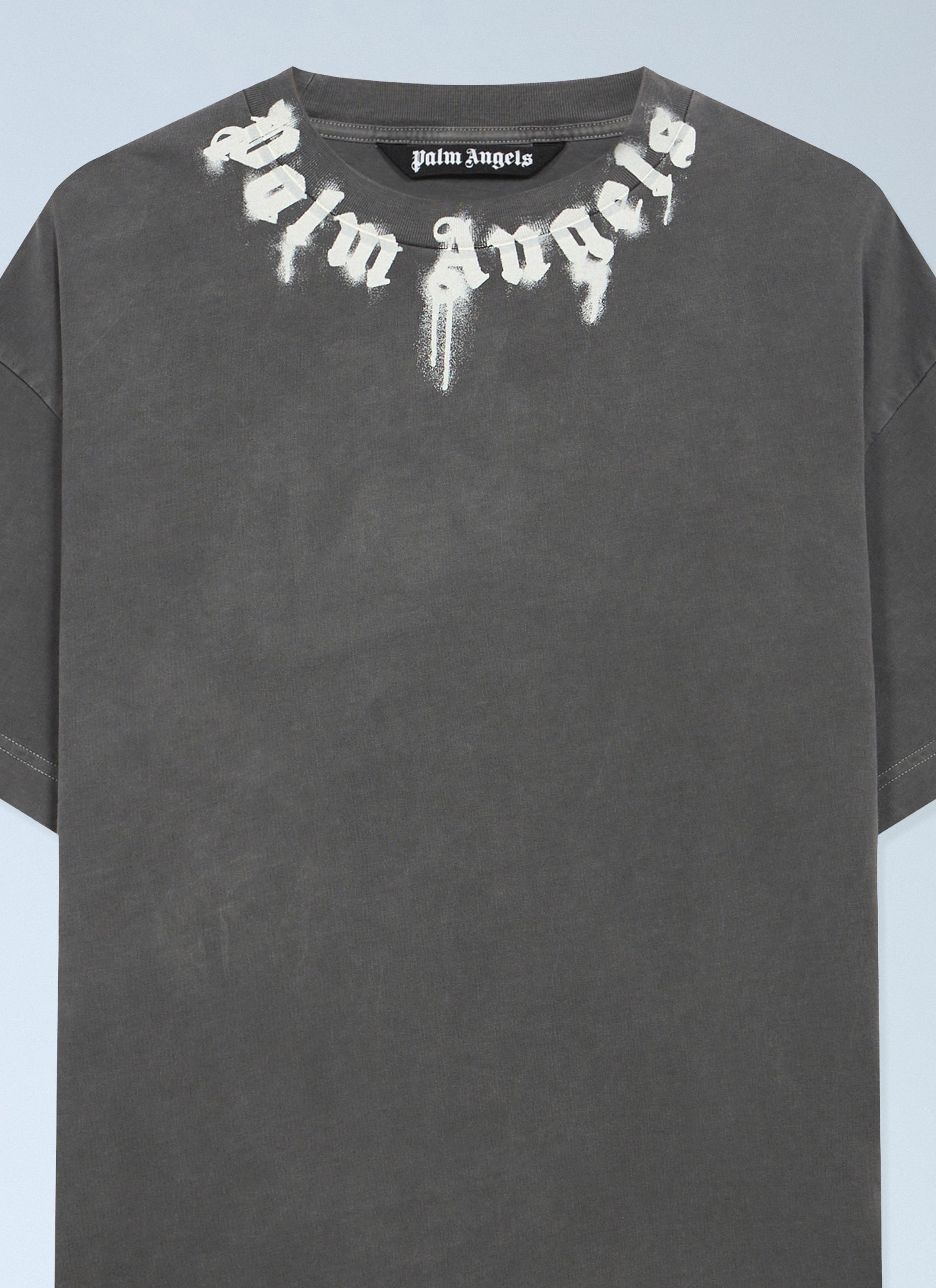 Palm Angels Neck Logo Regular T-Shirt Size US M / EU 48-50 / 2 - 3 Thumbnail