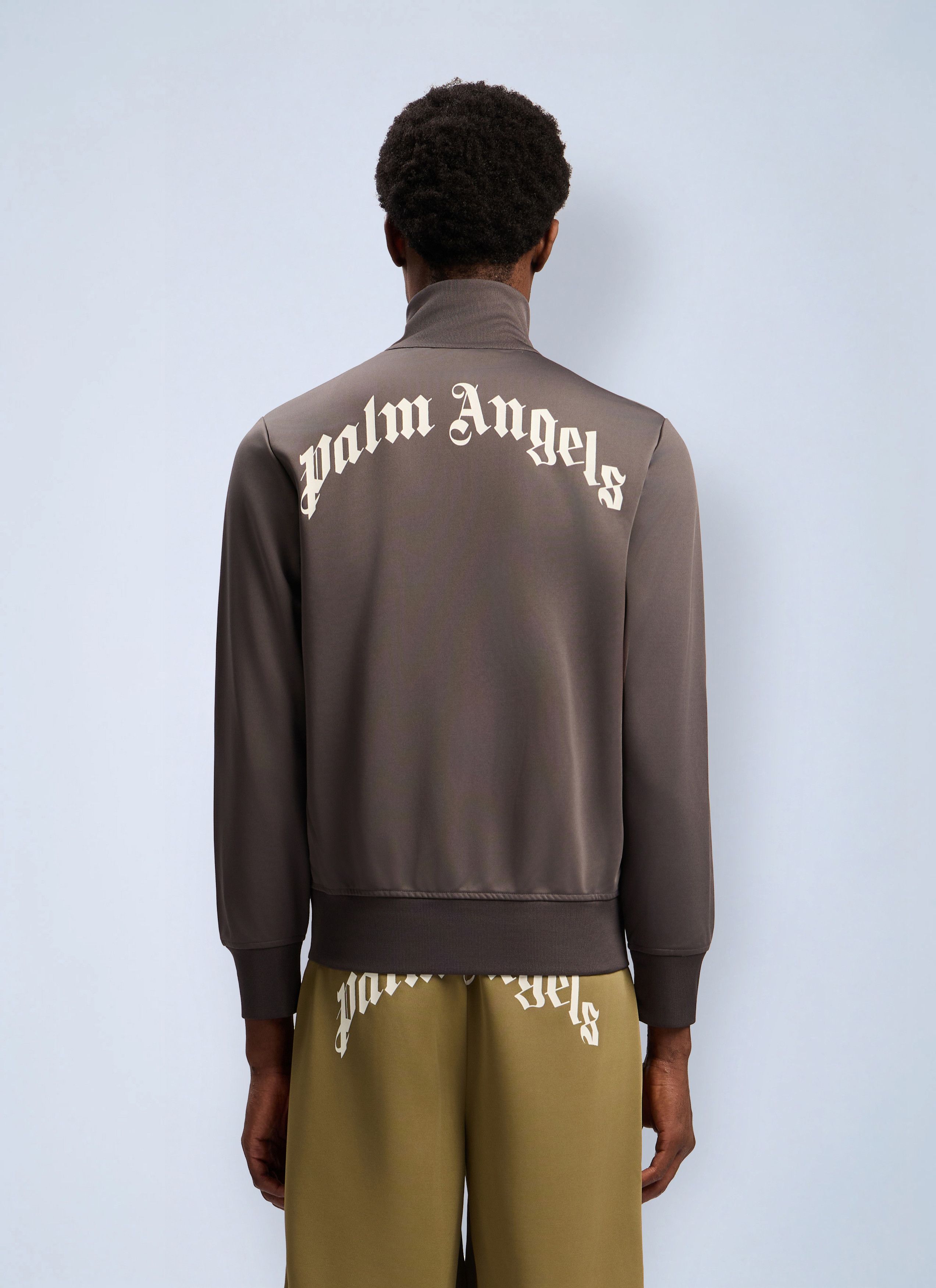 Palm Angels Back Curved Logo Track Jacket Size US XXS / EU 40 - 4 Thumbnail