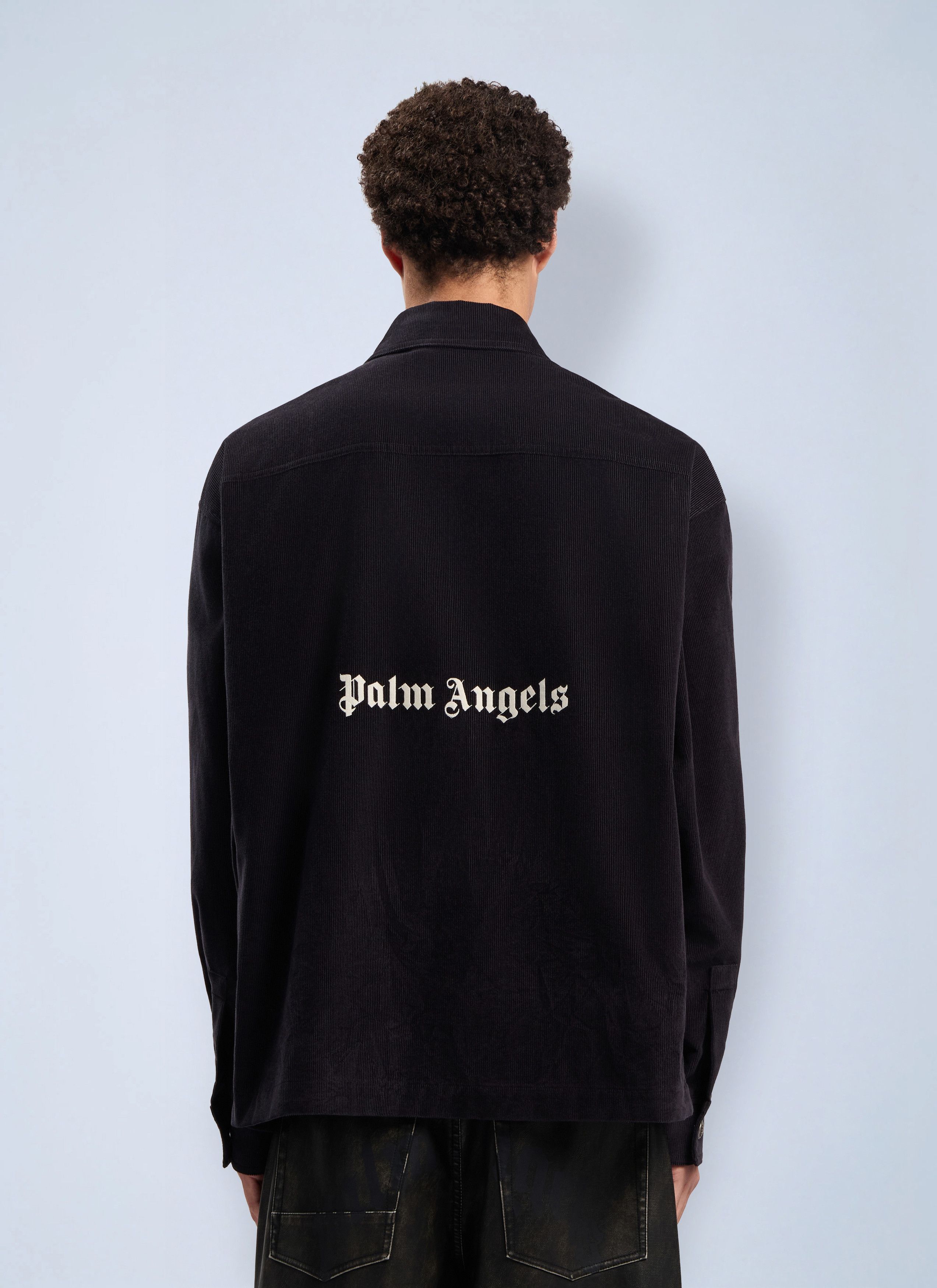 Palm Angels Classic Logo Corduroy Overshirt Size US M / EU 48-50 / 2 - 4 Thumbnail