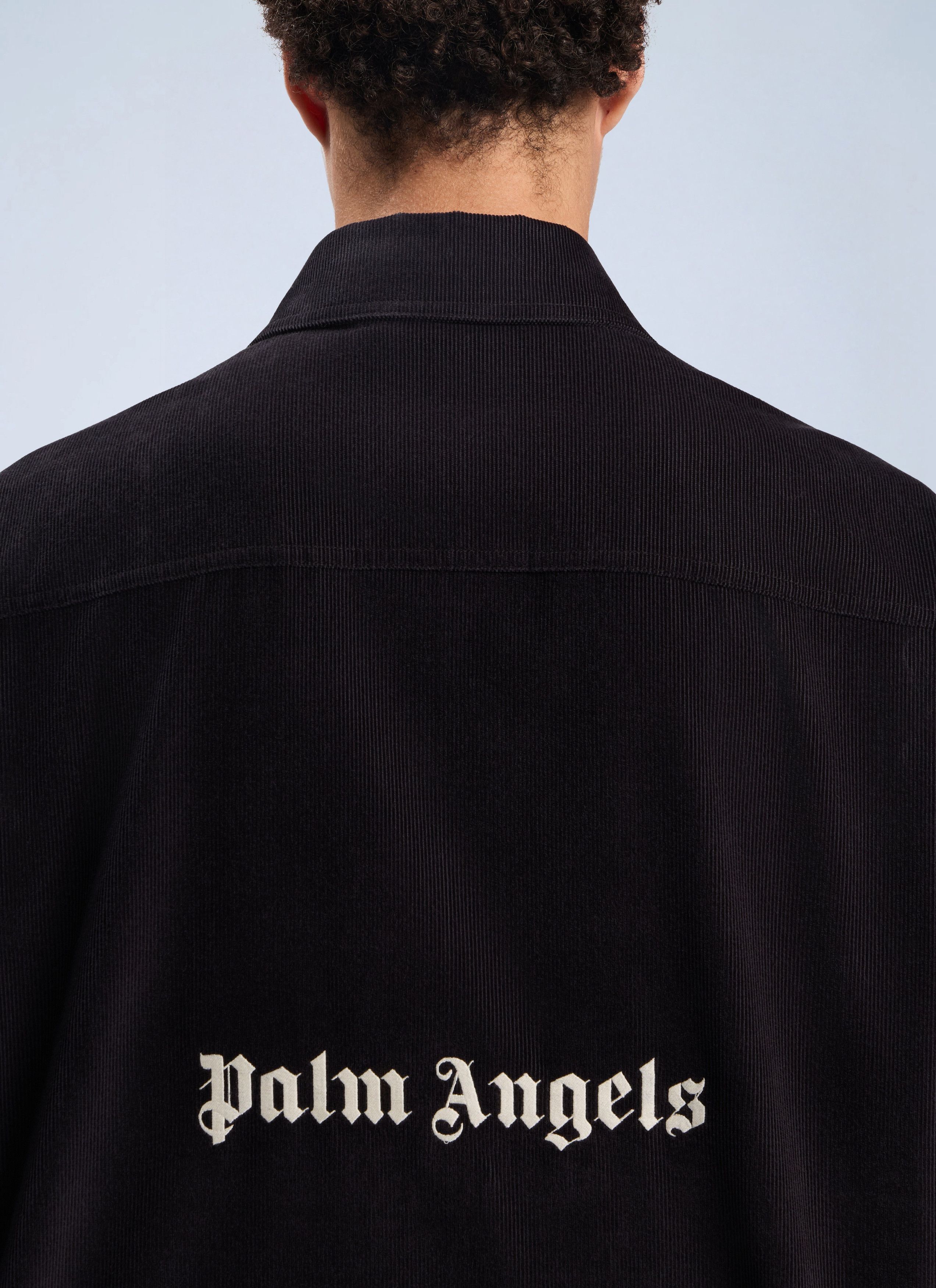 Palm Angels Classic Logo Corduroy Overshirt Size US XL / EU 56 / 4 - 5 Thumbnail