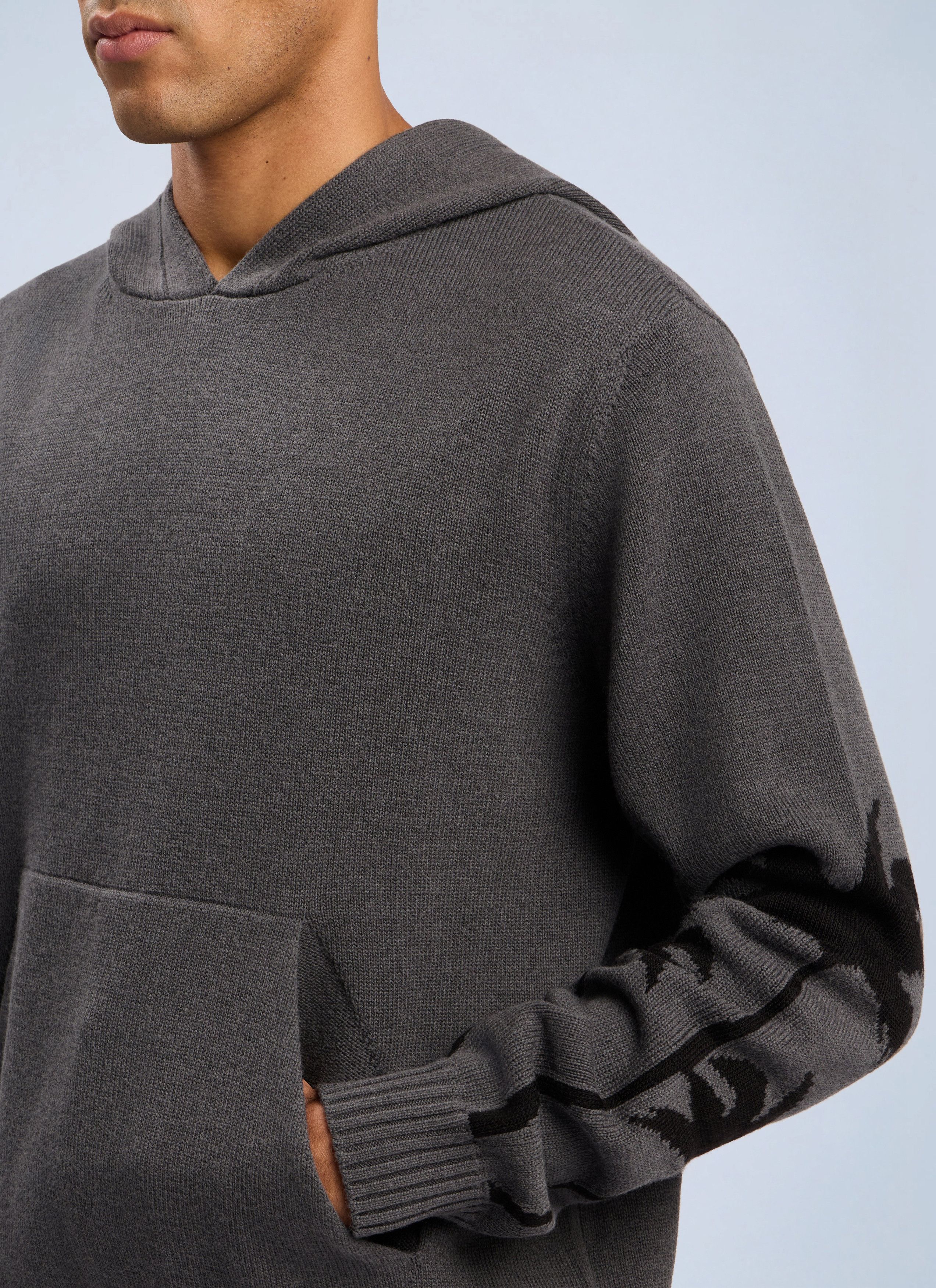 Palm Angels Back Palms Knit Hooded Sweatshirt Size US XXS / EU 40 - 5 Thumbnail