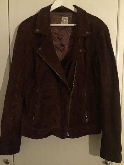 Human Scales Brown Suede Biker Grailed