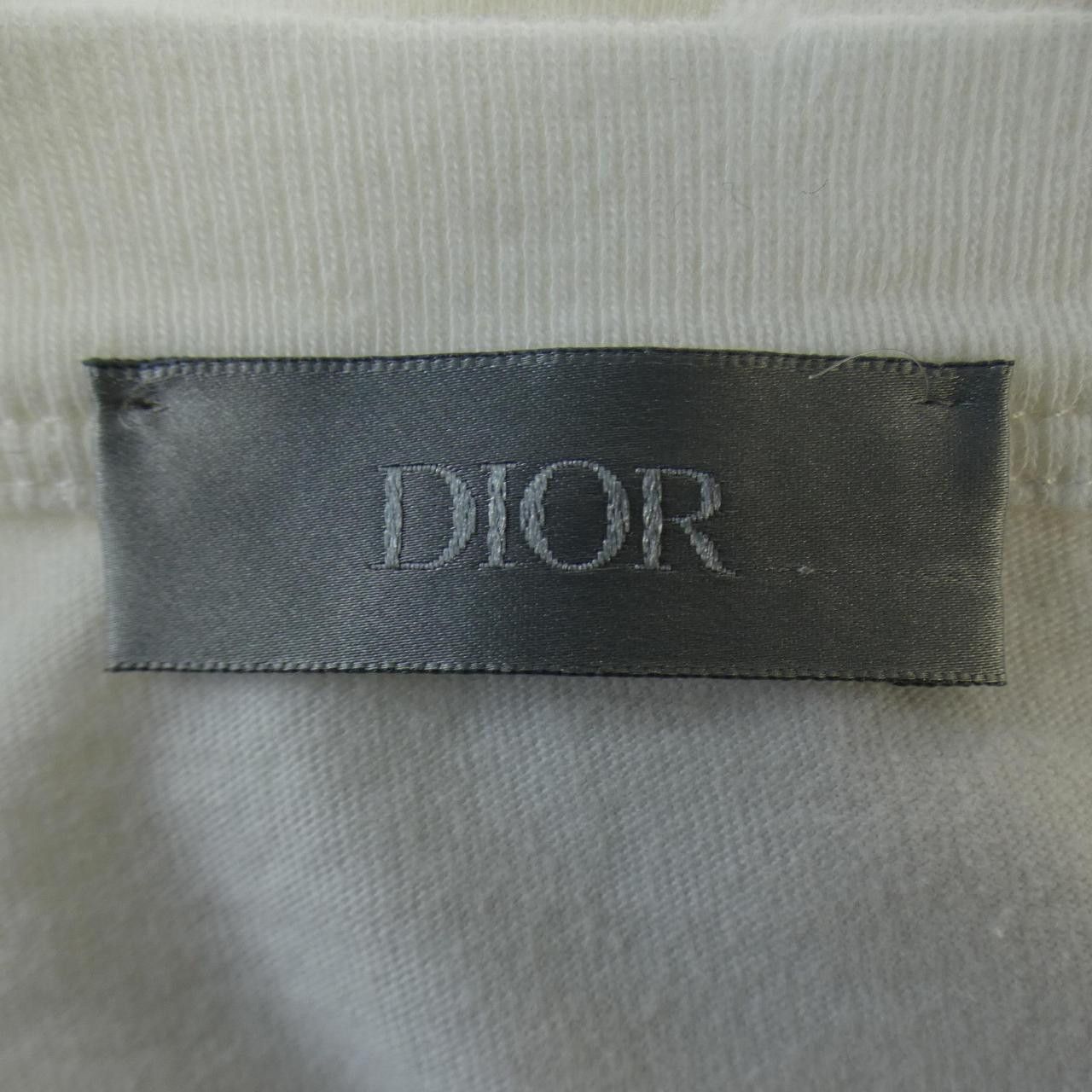 Dior Dior Dior T-shirt Cotton T-Shirts 313J647A0817 DUTY FREE for USA Size ONE SIZE - 4 Thumbnail