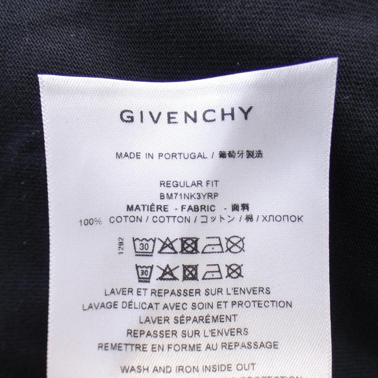 Givenchy Givenchy Givenchy T-shirt Cotton T-Shirts BM71NK3YRP DUTY FREE for USA Size ONE SIZE - 3 Thumbnail