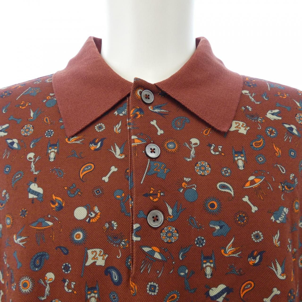 Hermes Hermes Hermes Polo Shirt XXL Cotton Tops DUTY FREE for USA Size ONE SIZE - 5 Thumbnail