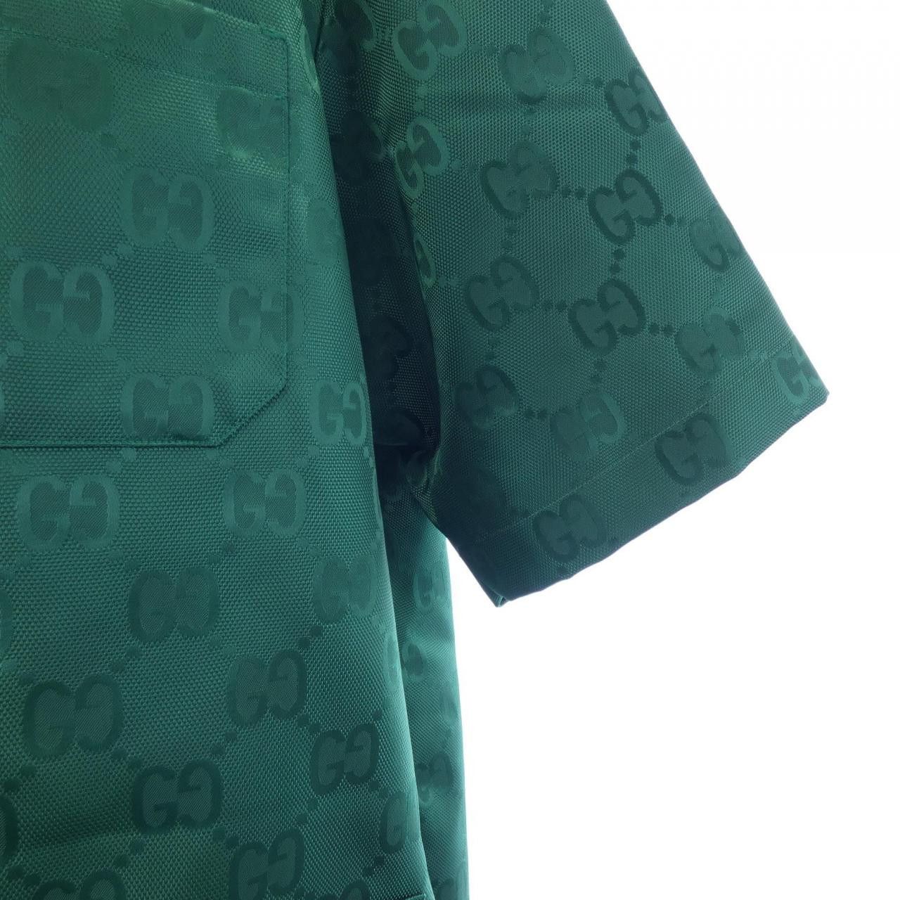 Gucci Gucci Gucci GG S/S Shirt Cotton Tops 673622 ZAEBN DUTY FREE for USA Size ONE SIZE - 6 Thumbnail