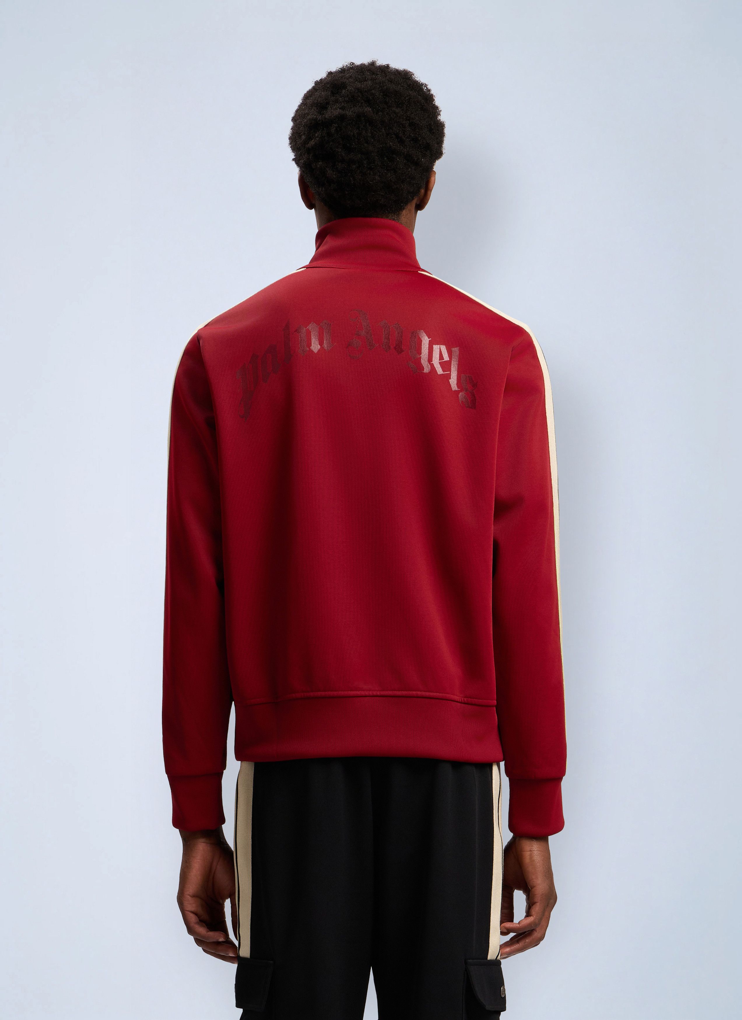 Palm Angels Curved Logo Zip-Up Track Jacket Size US XS / EU 42 / 0 - 4 Thumbnail