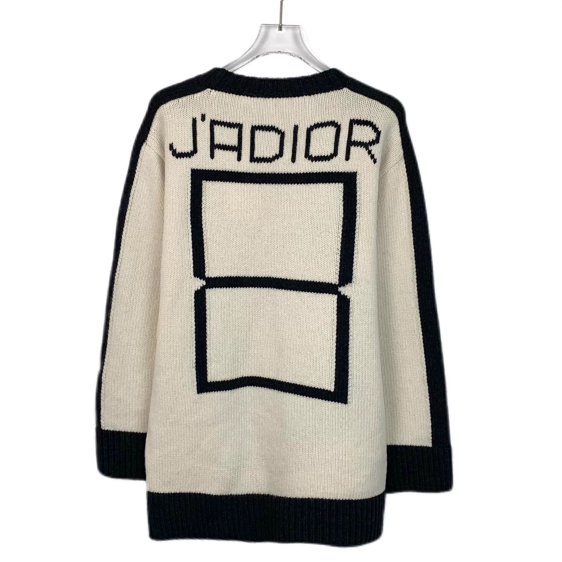 Dior christian dior color block logo knit sweater Size US XXS / EU 40 - 2 Thumbnail
