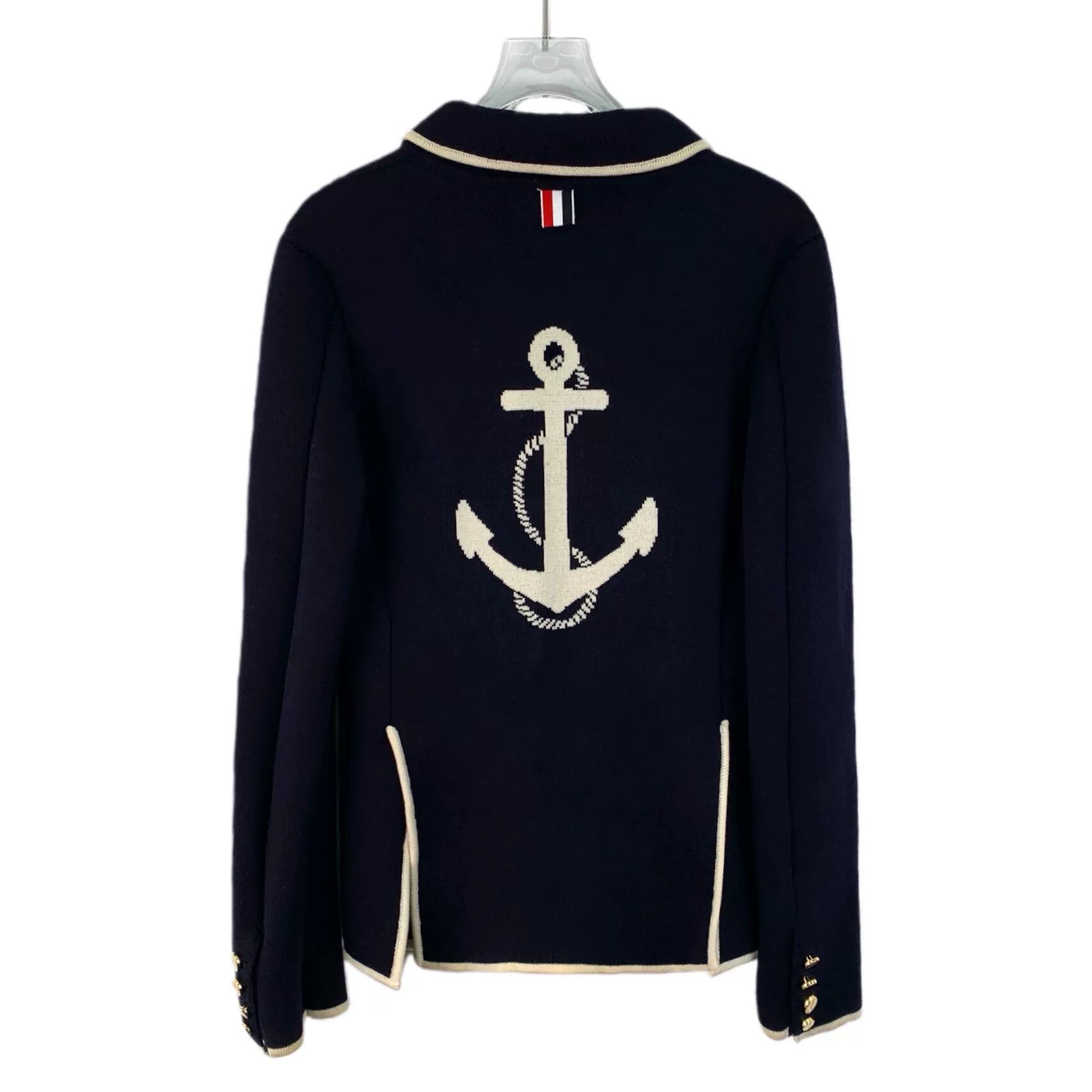 Thom Browne thom browne navy anchor wool jacket Size US S / EU 44-46 / 1 - 2 Thumbnail