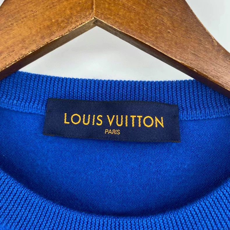 Louis Vuitton Louis Vuitton Cloud Print Knit T-Shirt Size US L / EU 52-54 / 3 - 3 Thumbnail