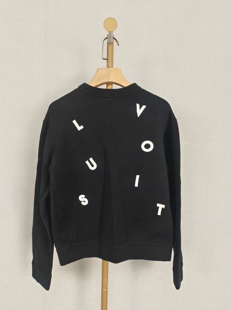 Louis Vuitton LV Black Crewneck Sweatshirt XS Size US XS / EU 42 / 0 - 2 Thumbnail