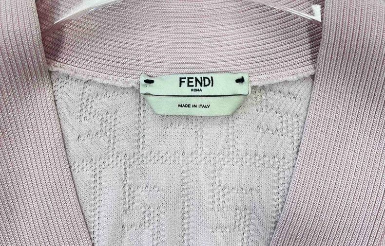 Fendi Fendi Pink Monogram Cardigan Coat Size US XS / EU 42 / 0 - 3 Thumbnail