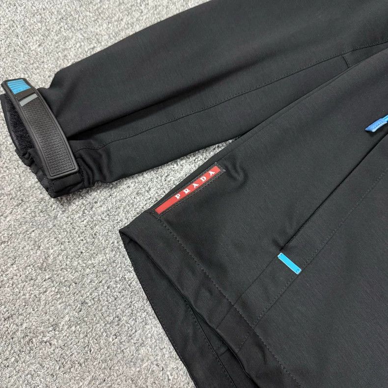 Prada Prada Black Logo Zip Jacket XS Size US XS / EU 42 / 0 - 3 Thumbnail