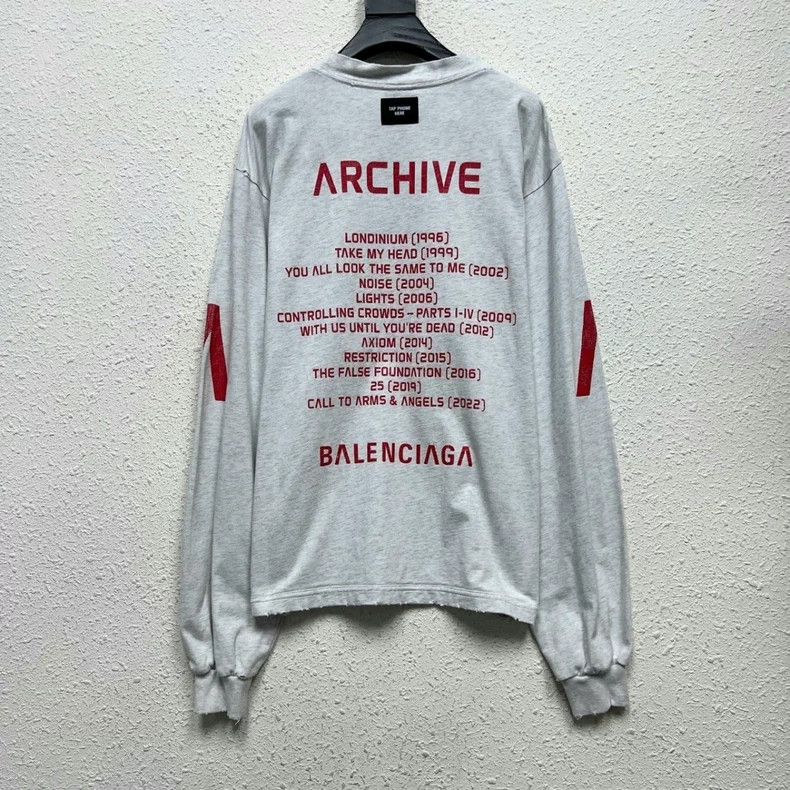Balenciaga Balenciaga X Apple Music Grey Sweatshirt Size US XS / EU 42 / 0 - 2 Thumbnail