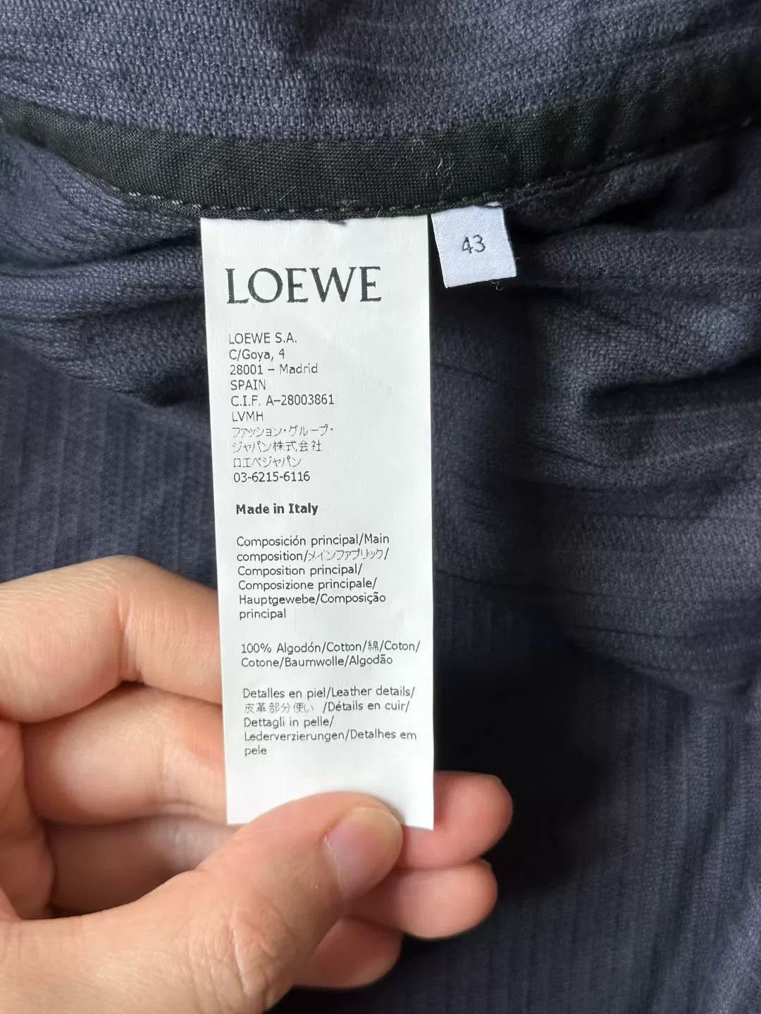 Loewe Loewe Corduroy Outerwear Jacket Size US XL / EU 56 / 4 - 4 Thumbnail