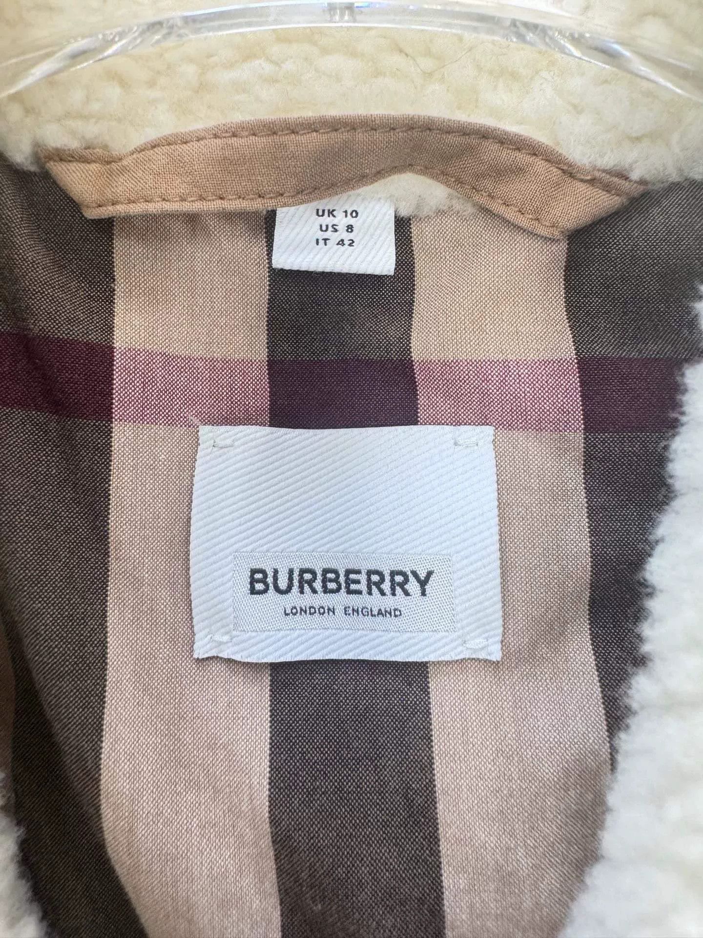 Burberry Burberry Ivory TB Logo Fleece Jacket Size US M / EU 48-50 / 2 - 3 Thumbnail
