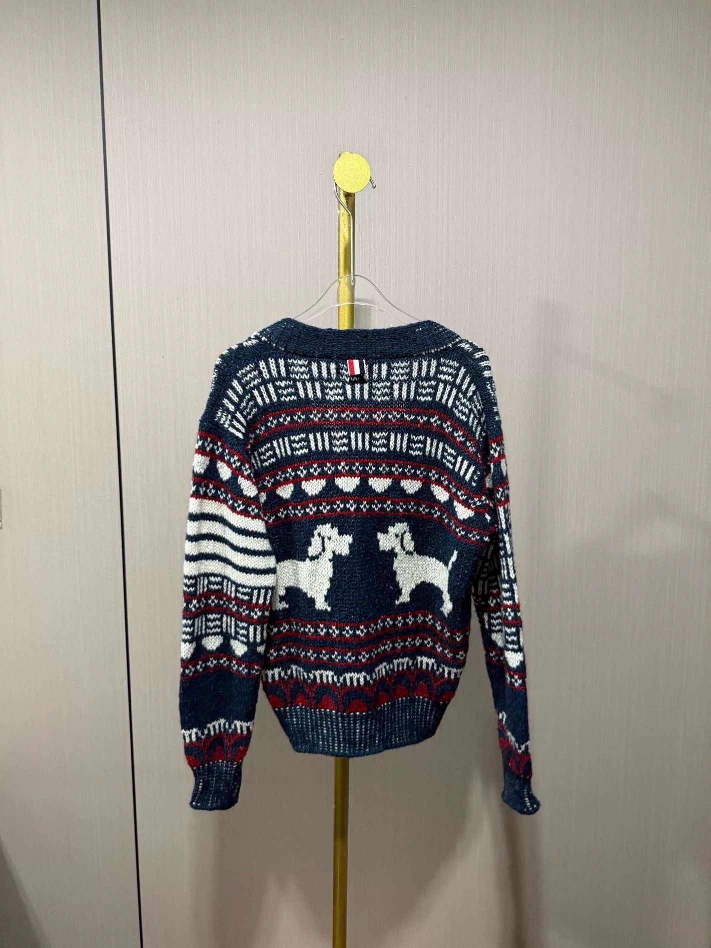 Thom Browne Thom Browne Wool Dog Cardigan Size US S / EU 44-46 / 1 - 2 Thumbnail