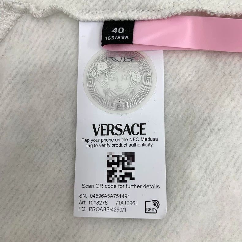 Versace Versace Gray Logo Embroidered Tracksuit Size US M / EU 48-50 / 2 - 8 Thumbnail