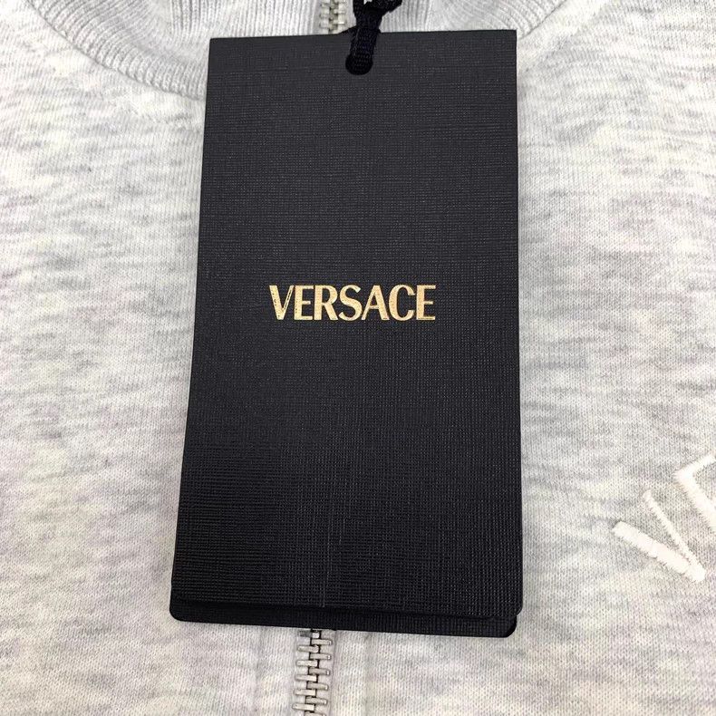 Versace Versace Gray Logo Embroidered Tracksuit Size US M / EU 48-50 / 2 - 6 Thumbnail