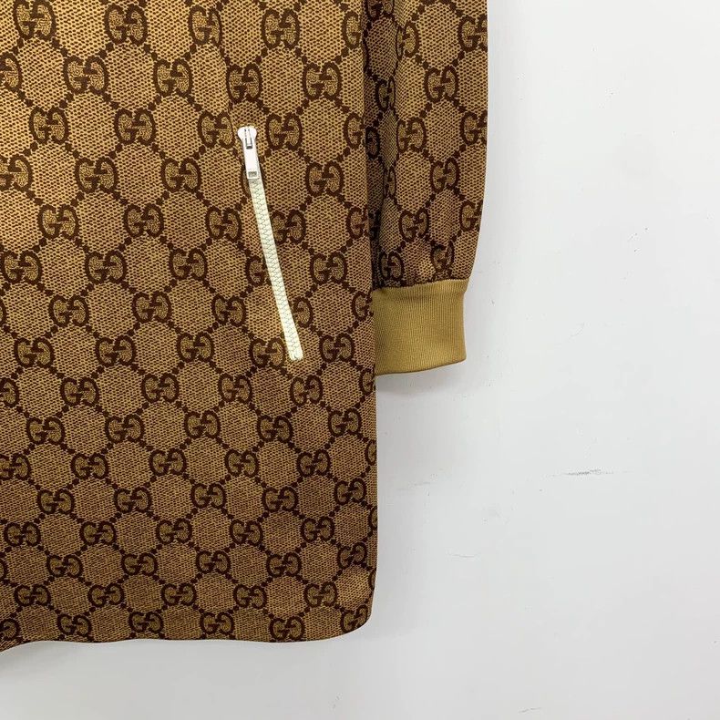 Gucci Gucci Logo Jacquard Half-Zip Dress Size US XXS / EU 40 - 4 Thumbnail
