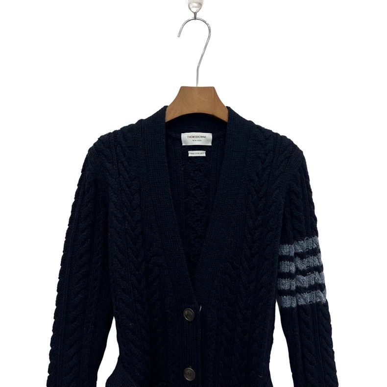 Thom Browne Thom Browne Cable Knit Cardigan Size US XS / EU 42 / 0 - 3 Thumbnail
