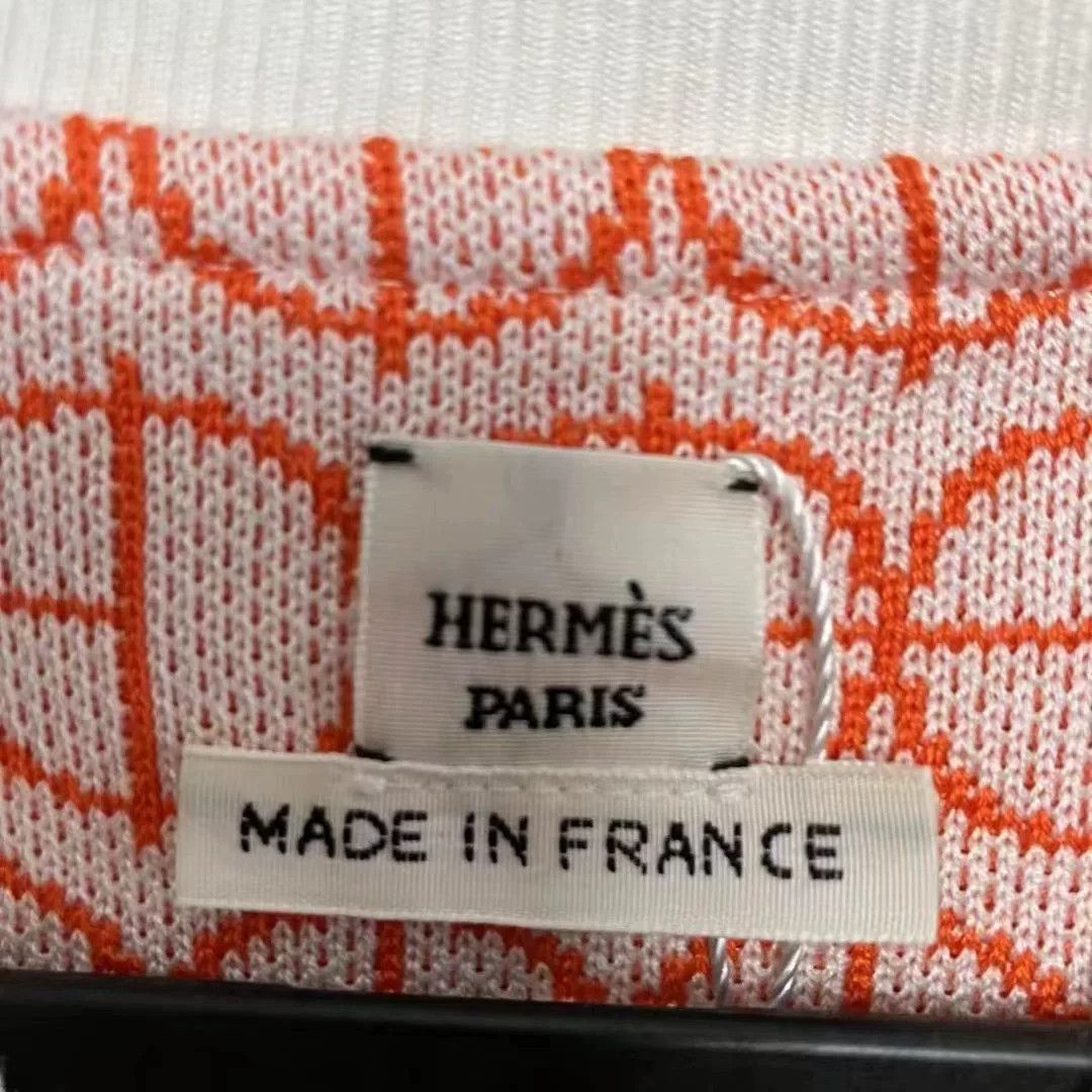 Hermes Hermes Pink Knit Short Sleeve Top Size US S / EU 44-46 / 1 - 3 Thumbnail