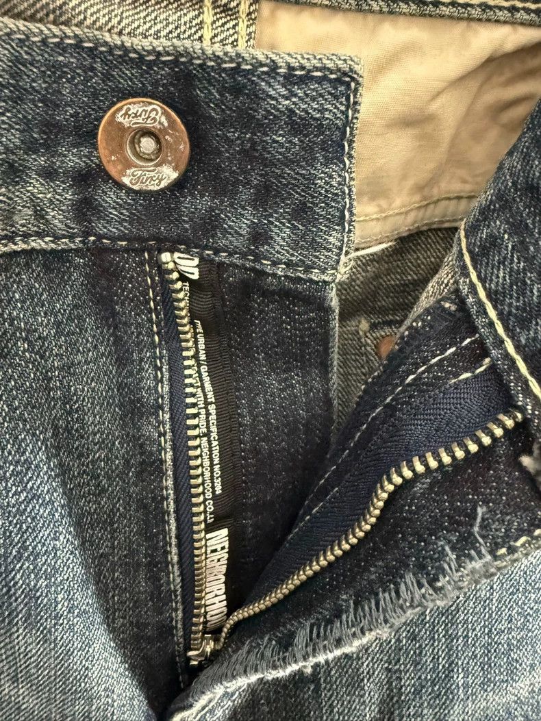 Neighborhood Neighborhood New Denim Jeans with Logo Size US 27 - 3 Thumbnail