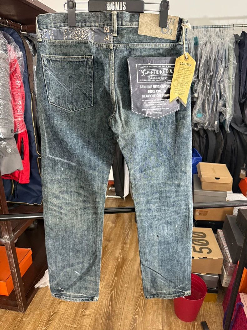 Neighborhood Neighborhood New Denim Jeans with Logo Size US 27 - 4 Thumbnail