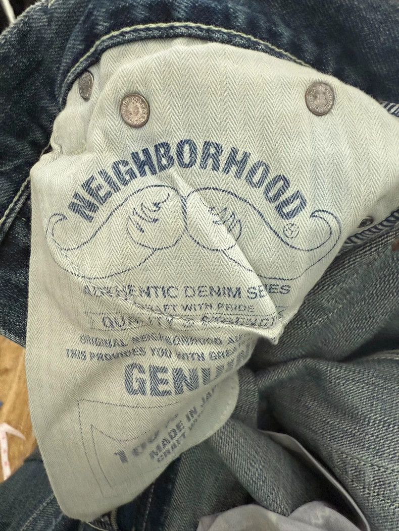 Neighborhood Neighborhood New Denim Jeans with Logo Size US 27 - 8 Thumbnail