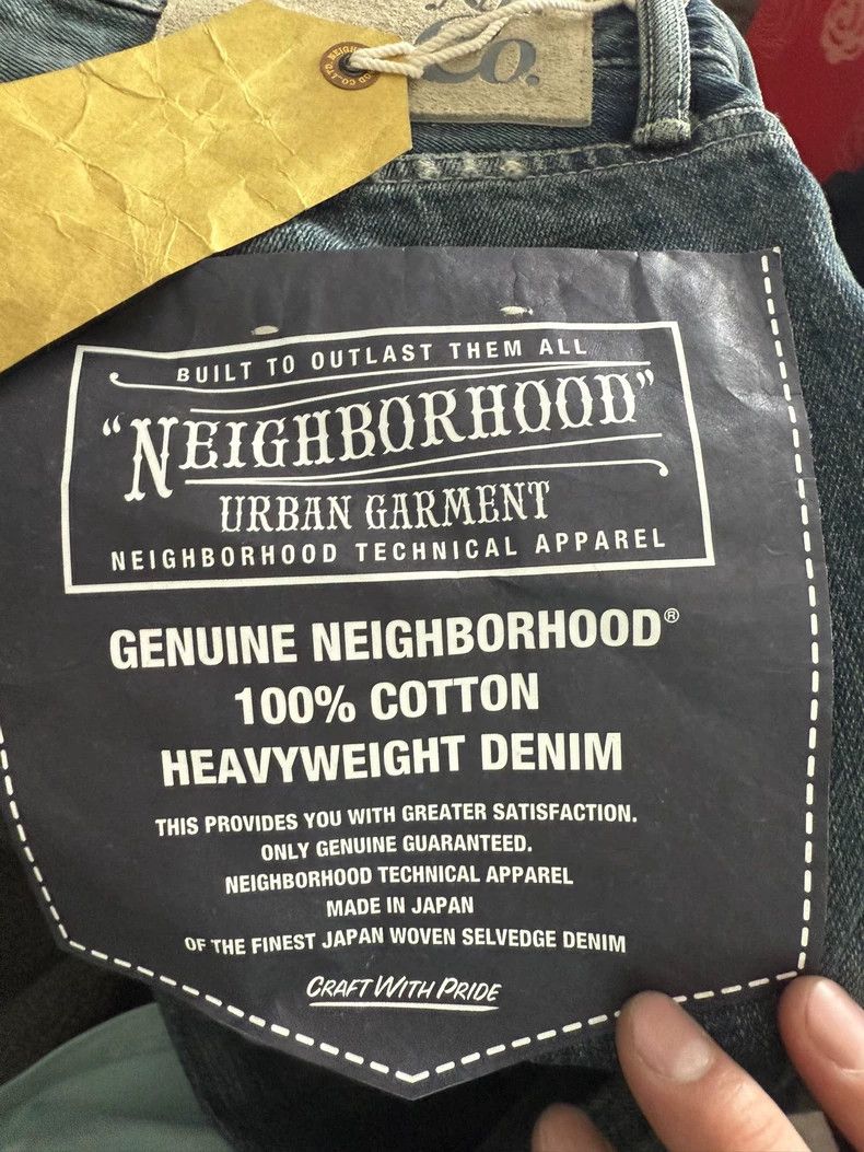 Neighborhood Neighborhood New Denim Jeans with Logo Size US 27 - 7 Thumbnail
