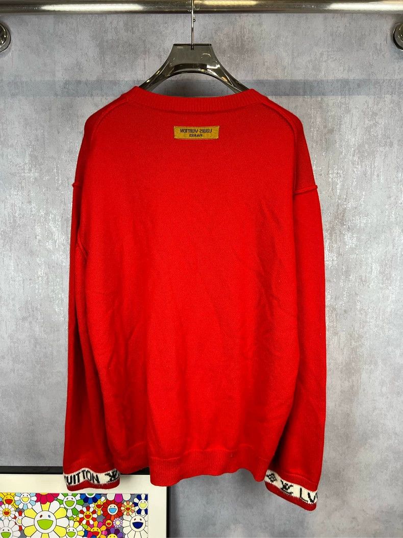 Louis Vuitton LOUIS VUITTON LV Logo Cashmere Sweater Size US XXL / EU 58 / 5 - 2 Thumbnail