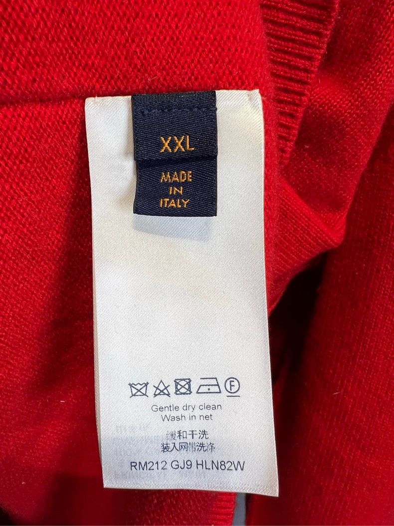 Louis Vuitton LOUIS VUITTON LV Logo Cashmere Sweater Size US XXL / EU 58 / 5 - 5 Thumbnail