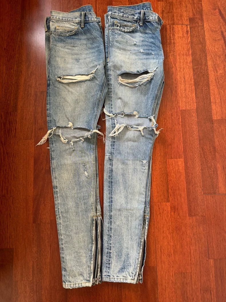 Fear of God Fear of God 4th Blue Denim Jeans Size US 32 / EU 48 - 9 Thumbnail