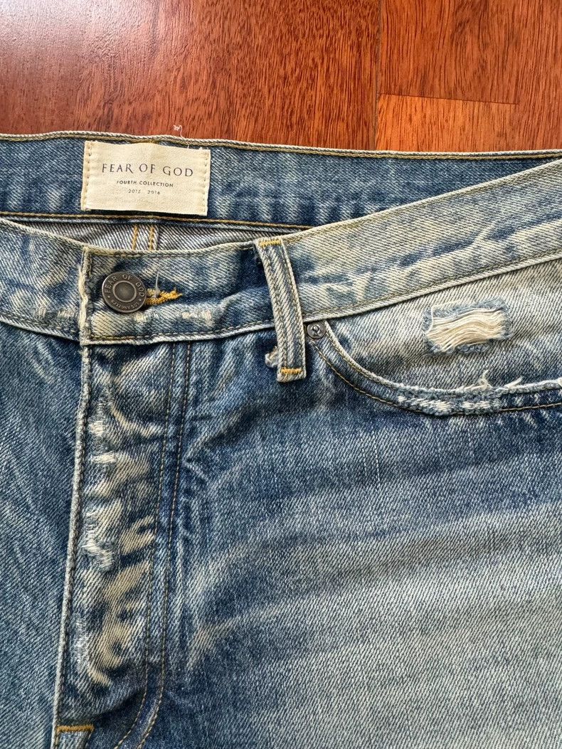 Fear of God Fear of God 4th Blue Denim Jeans Size US 32 / EU 48 - 5 Thumbnail