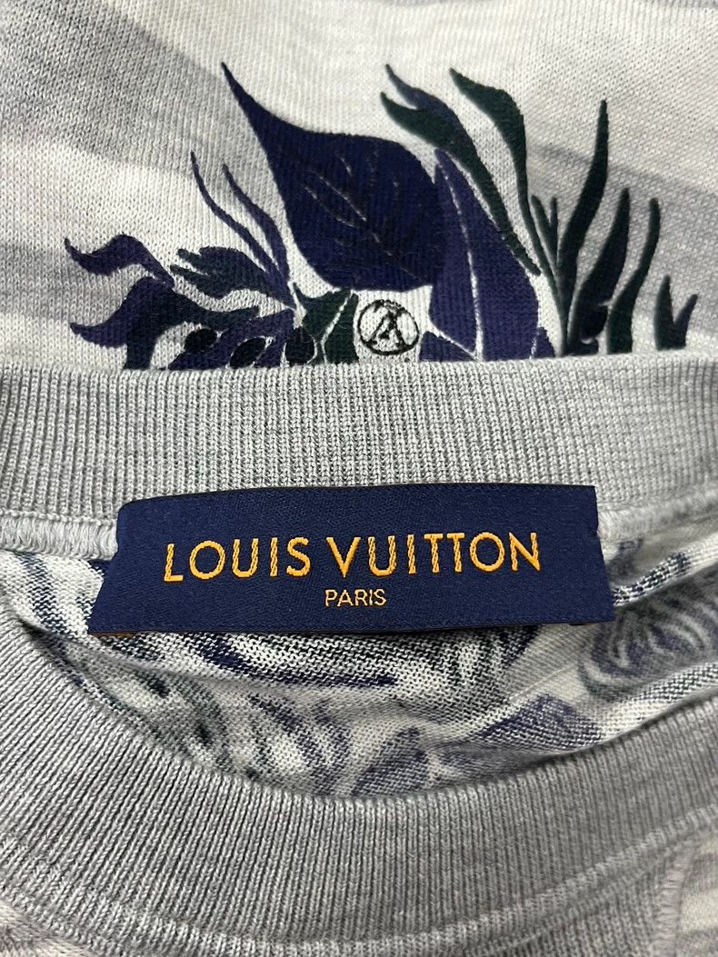 Louis Vuitton Louis Vuitton Gray Striped Knit Top Size US S / EU 44-46 / 1 - 4 Thumbnail