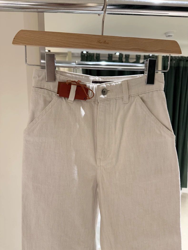Loro Piana Women's High-Waist Gray Soft Denim Jeans Size US 38 / EU 54 - 2 Thumbnail