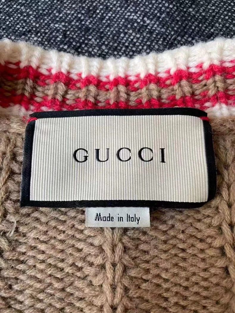 Gucci Gucci Cable Knit Wool Cardigan Size US L / EU 52-54 / 3 - 2 Thumbnail