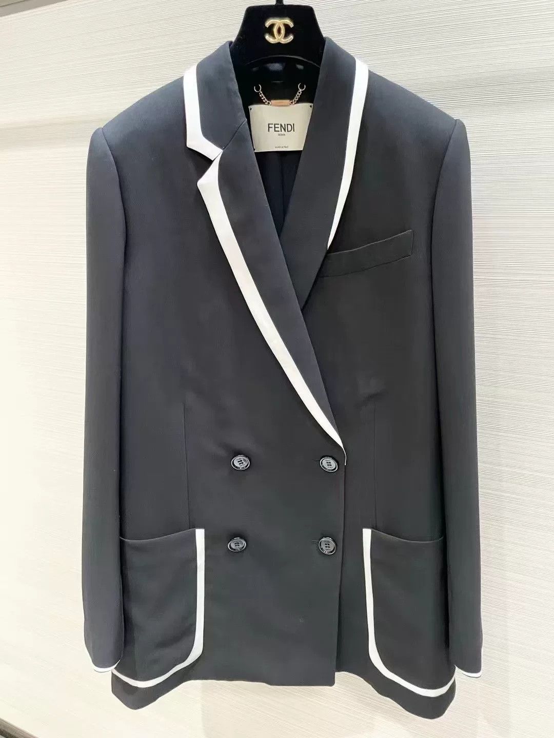 Fendi Fendi Black White Blazer Size40 Size US S / EU 44-46 / 1 - 4 Thumbnail