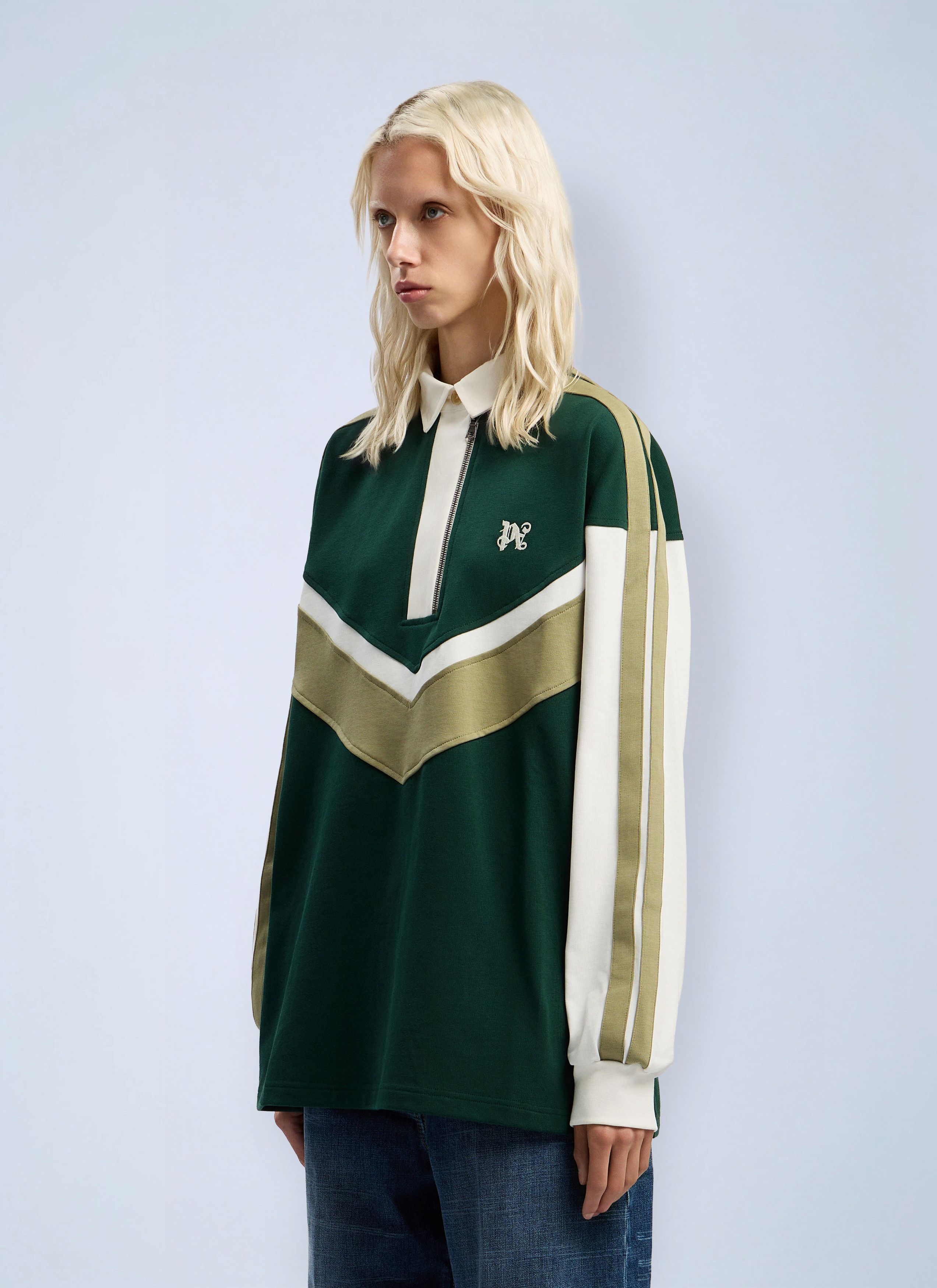 Palm Angels Monogram Polo Shirt Size XXS / US 00 / IT 34 - 3 Thumbnail