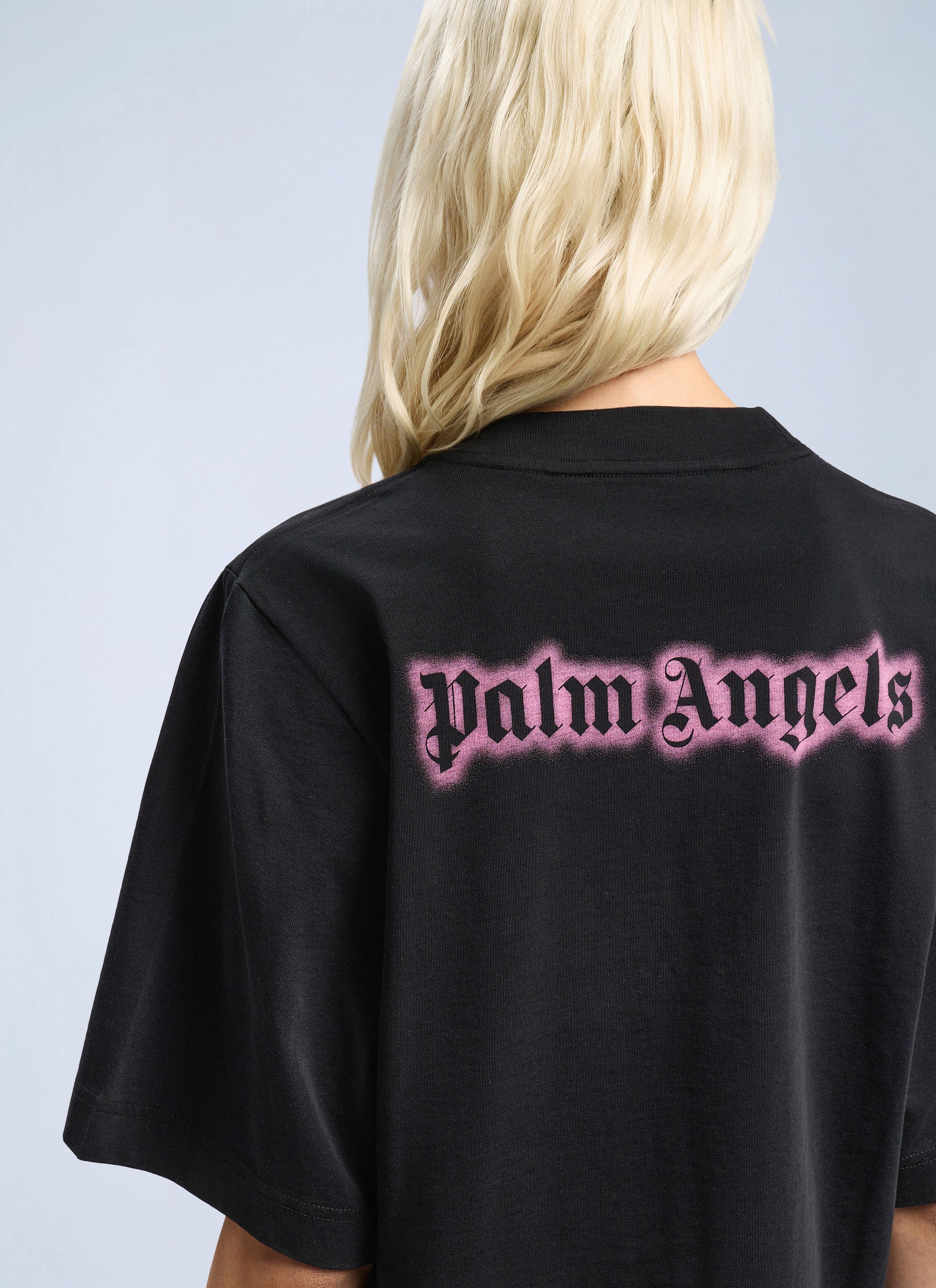 Palm Angels Classic Logo Cropped T-Shirt Size XXS / US 00 / IT 34 - 5 Thumbnail