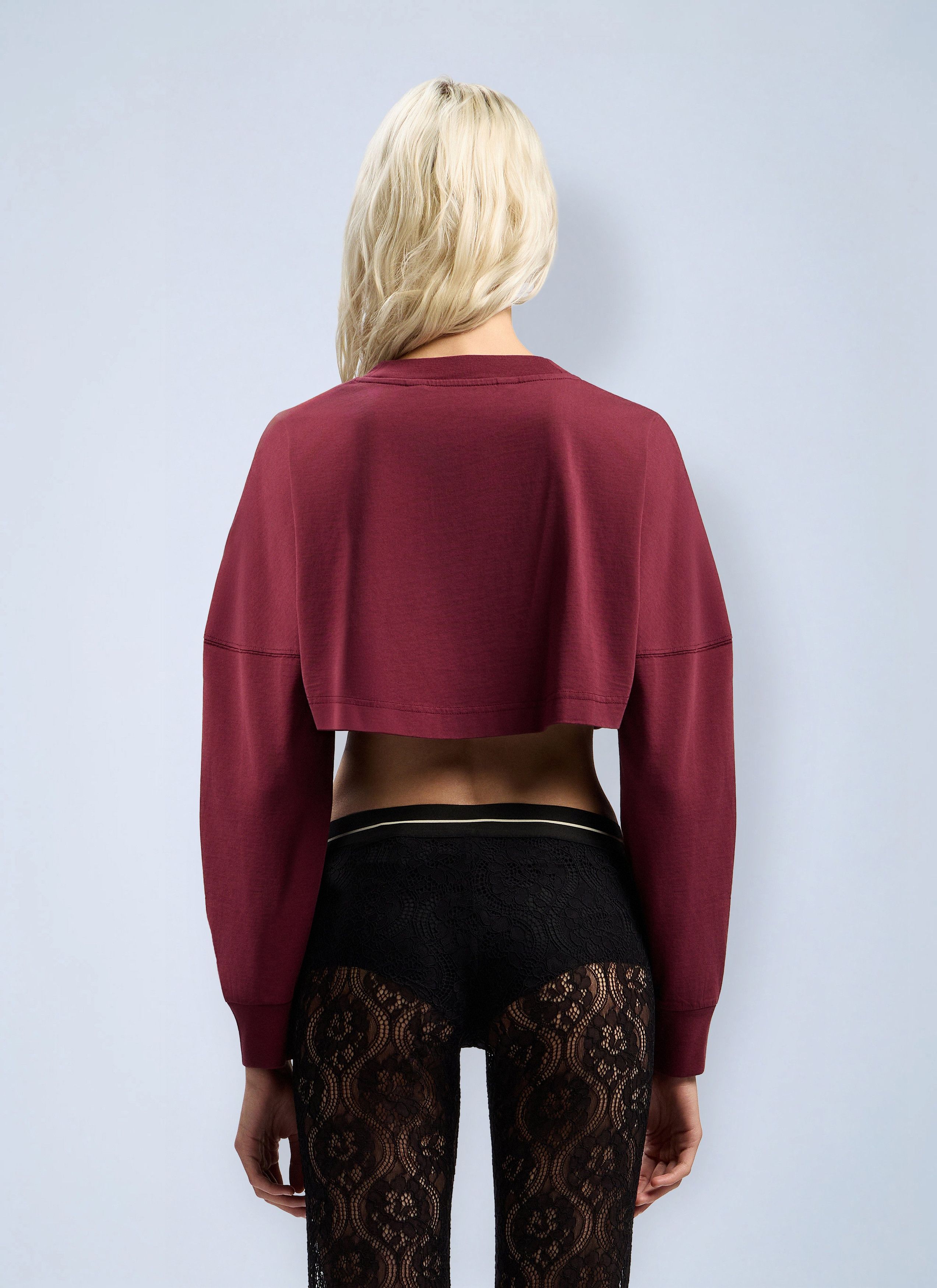 Palm Angels Curved Logo Crop Top Size XS / US 0-2 / IT 36-38 - 4 Thumbnail
