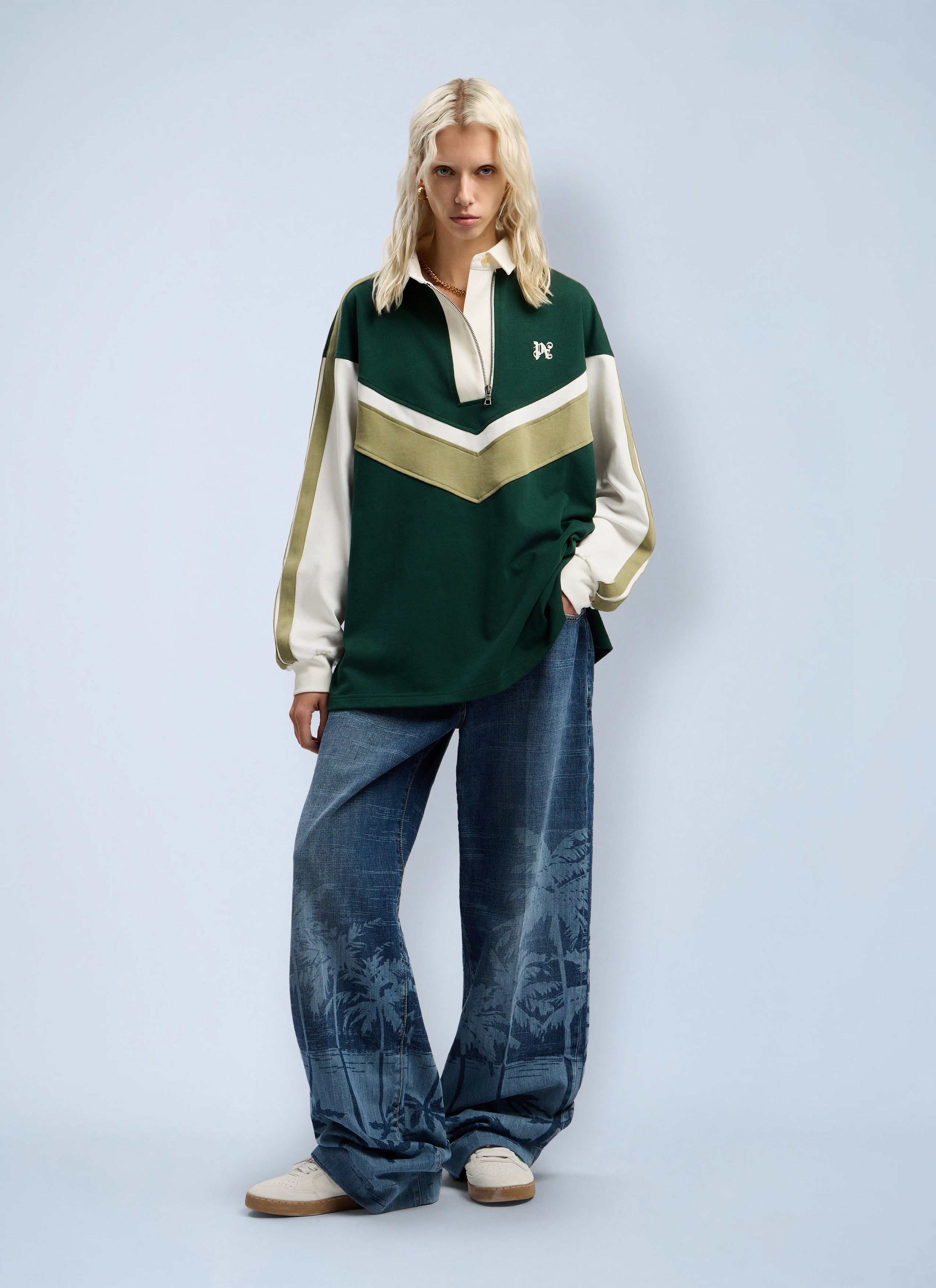 Palm Angels Palms Loose Denim Pants Size 29" - 2 Thumbnail